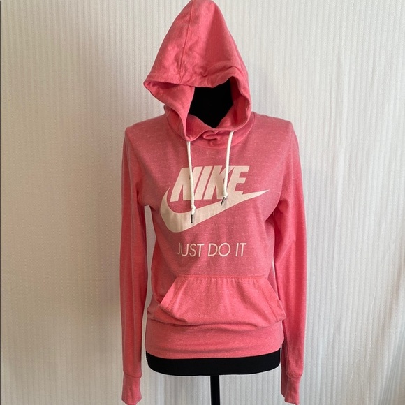 Nike Pink Small Hoodie Sweatshirt - Picture 1 of 7